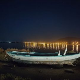 Ormeggio duro a Lefkada